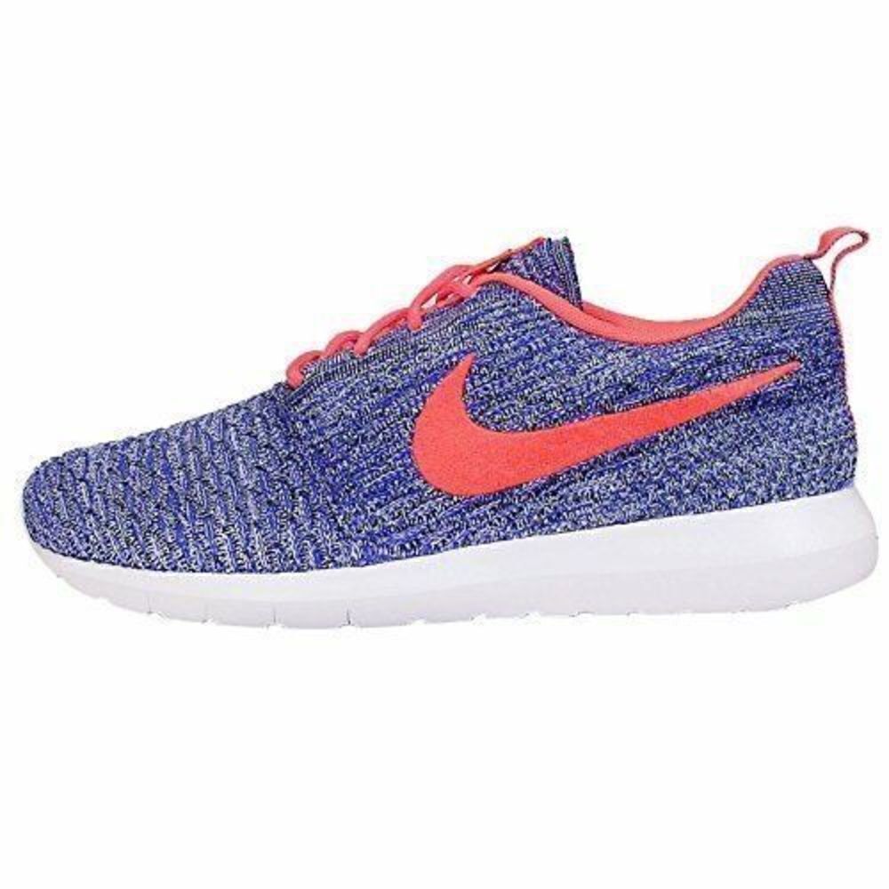 Nike FLYKNIT ROSHERUN - Violet/ Lava Pink - 677243-500 - Men’s 9.5 Women’s 11